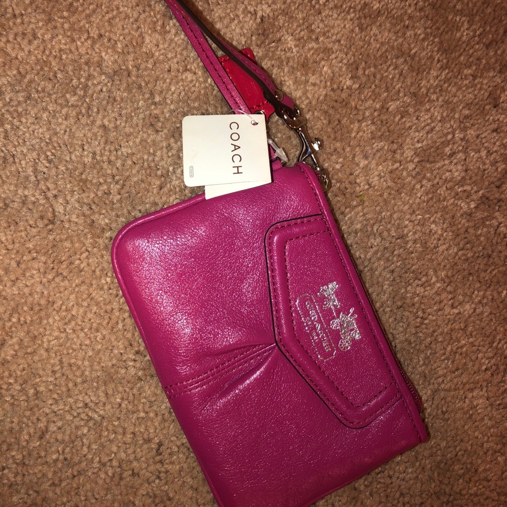 Coach Zip Wristlet